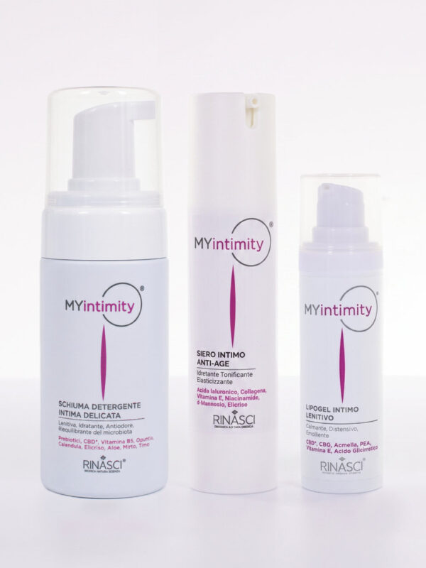 Schiuma + Siero + Lipogel - protocollo completo MYINTIMITY