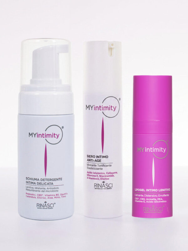 Schiuma + Siero + Lipogel - protocollo completo MYINTIMITY